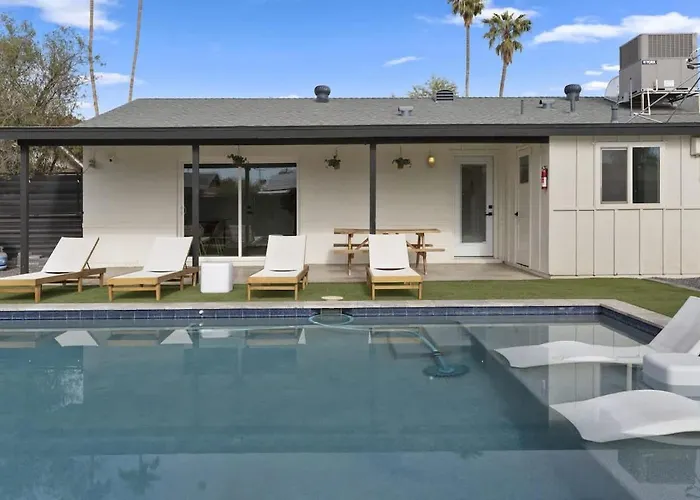 Tulum Themed Gem With Pool Fire Pit * Scottsdale