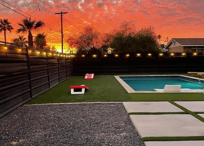 Tulum Themed Gem With Pool Fire Pit Holiday home Scottsdale